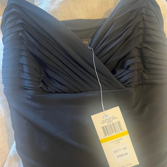 BCBG jersey net black dress - Picture 3 of 5